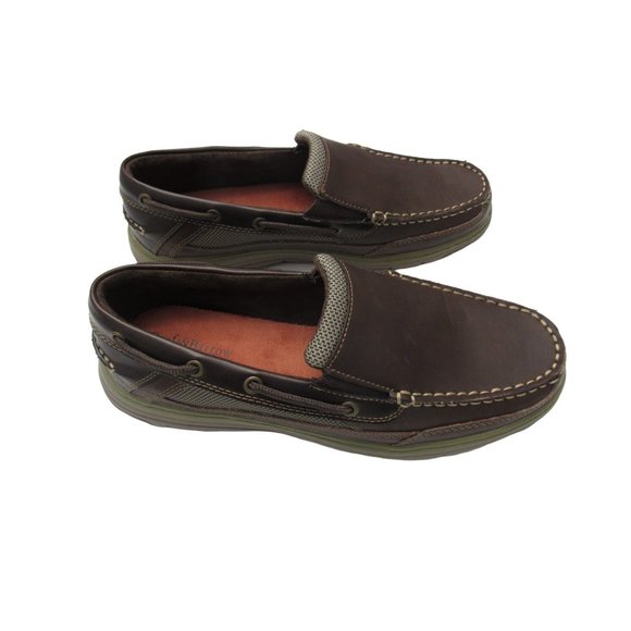 CROFT & BORROW MEMORY FOAM BOAT MEN SHOES - Picture 2 of 6